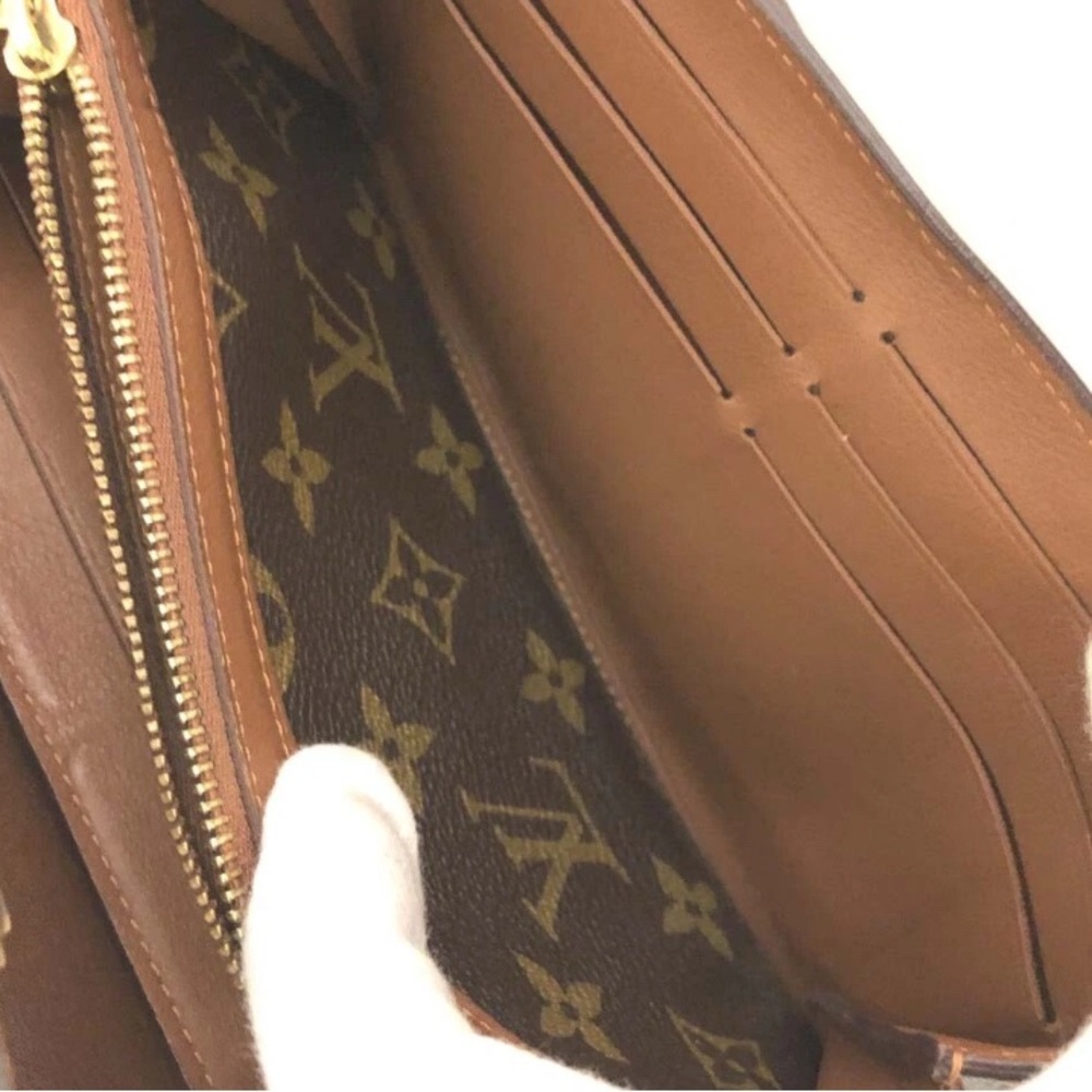 Louis Vuitton Vintage Monogram Portefeiulle Elysee Long Bifold Wallet-Rank B+ - Picture 7 of 9